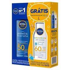 Protetor Solar Nivea FPS50+FPS60 Kids 200ml
