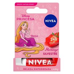 Protetor Labial Nivea Princesa Rapunzel Morango 4,8g