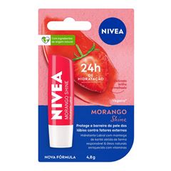 Protetor Labial Nivea Lip Care Morango 4,8g