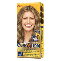 Tintura Cor&ton Louro Cinza Claro 8.1