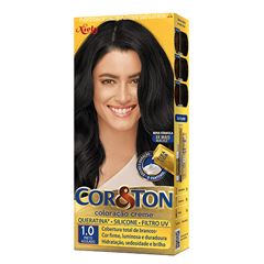 Tintura Cor&ton Preto Azulado 1.0