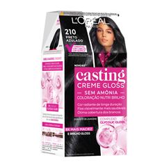 Tintura Casting L Oréal Preto Azulado 210