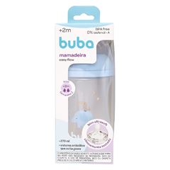 Mamadeira Buba Easy Flow Elefante Azul 270ml