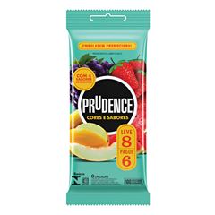 Preservativo Prudence Mix Leve Com 8 Unidades