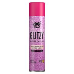 Tinta Temporária Glitzy Axe Brasil Rosa Metalico 150ml