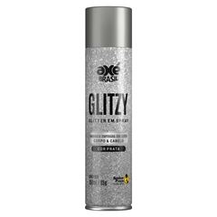 Tinta Temporária Glitzy Axe Brasil Prata Metalico 150ml