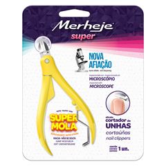 Alicate para unhas Merheje Super Amarelo