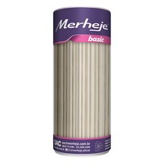 Palito de Madeira para Unhas Merheje Basic Pote C/180un
