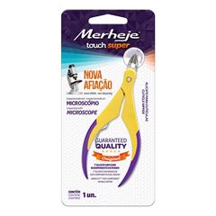 Alicate para Cutículas Merheje Touch Super Amarelo/Violeta