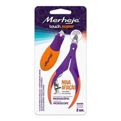 Conjunto Merheje Alicate +Cortador Touch Violeta/Laranja