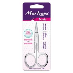 Tesoura Para Unhas Merheje 3,5 Basic Ponta Reta Inox