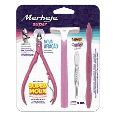Conjunto Merheje Basic C/Depilador Bic