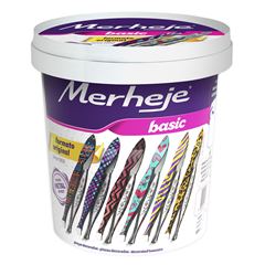 Pinça Depilatória Decorada Merheje Basic Pote C/120un