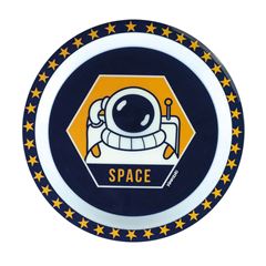 Prato Individual Pimpolho Azul/Espaço