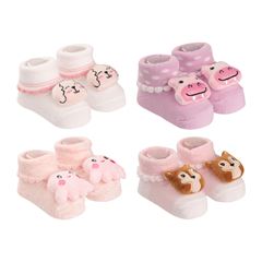 Meia Bichinho Pimpolho Com Chocalho RN Femenina Sortida REF0300854