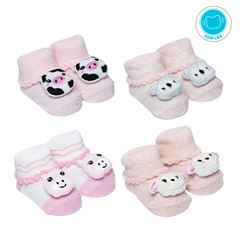 Meia Bichinho Pimpolho Com Led 00-15 Feminina Sortida REF0301266