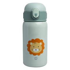 Garrafa Termica Pimpolho Inox Leão C/Canudo Masculina 400ml Verde