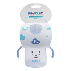 Copo de Treinamento Pimpolho Cachorro Masculino 240ml Azul