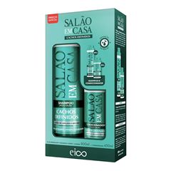 Kit Eico Shampoo + Condicionador Efeito Salão Cahos 800ml+450ml