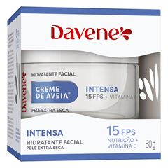 Creme de Aveia Hidratante Facial Davene FPS15 Intensa 50g