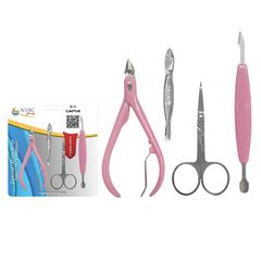 Conjunto Nybc Alicate para Cuticulas Espatula Tesourinha e Pinca REF CJAPTUE