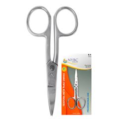 Tesoura Para Unhas Nybc Ponta Curva 9,2 Prata REF TUR-358