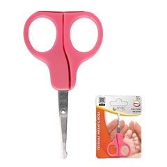 Tesoura Para Unhas Nybc Infantil Rosa REF TUIR-98
