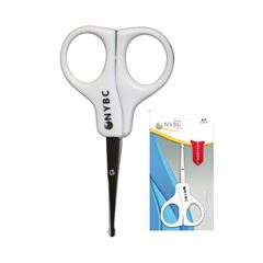 Tesoura Para Unhas Nybc Infantil Branca REF TICB-98