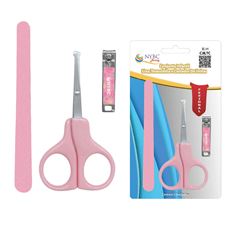 Conjunto Nybc Infantil Lixa Tesourinha Cortador de unhas REF CJILTC