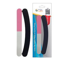 Lixa Para Unhas Nybc Reta Curva Fina REF LURCF-178