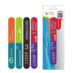 Lixa Para Unhas Nybc Reta 7 Faces REF LUR7F-180