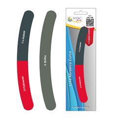 Lixa Para Unhas Nybc Abrasiva Curva REF LAC-178