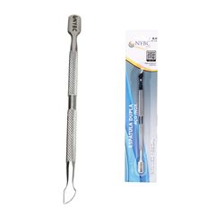 Espatula para Unhas Nybc Dupla Aço Inox REF ED-126