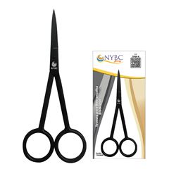Tesoura Nybc Pelos Sobrancelhas Preta REF TPSP-4