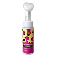 Mousse de Limpeza Facial Super Poderes Manga Rosa e Agua de Coco C/Escova 120ml