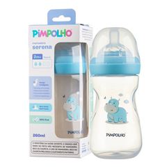 Mamadeira Pimpolho Serena Rinoceronte Azul 260ml