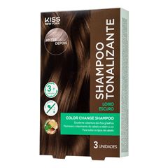Shampoo Tonalizante Color Change Kiss Loiro Escuro