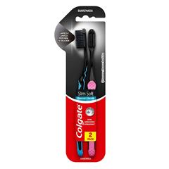 Escova Dental Colgate Slim Soft Black 2x1