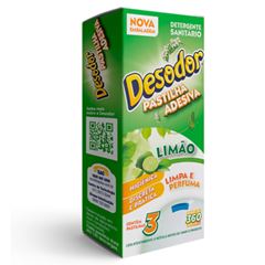 Pastilha Sanitaria Desodor Adesiva Limão 59g