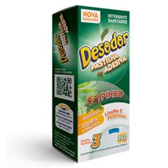 Pastilha Sanitaria Desodor Adesiva Pinho 59g