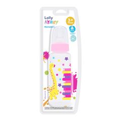 Mamadeira Lolly Nenny Tip Silicone R Rosa 240ml
