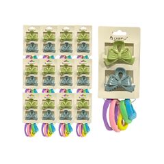 Conjunto 2 Piranha 5 Elastico Para Cabelo Dafu F445-PR0710-9