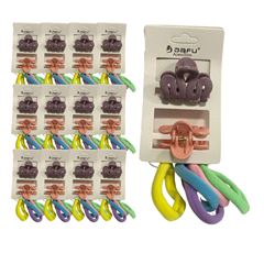 Conjunto 2 Piranha 5 Elastico Para Cabelo Dafu F445-PR0710-1