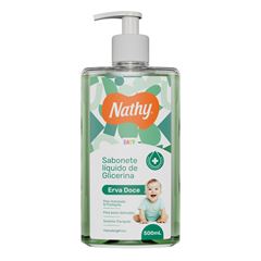 Sabonete Liquido Glicerinado Nathy Erva Doce 500Ml