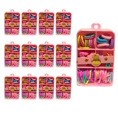 Conjunto Elastico Para Cabelo E Mini Piranhas DF400-RB7802-1