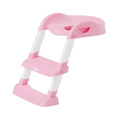 Redutor De Assento Pimpolho C/Escada Feminino Rosa