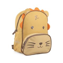 Mochila Bichinho Pimpolho Masculina Leão Laranja