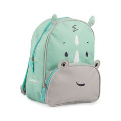 Mochila Bichinho Pimpolho Masculino Rinoceronte Verde