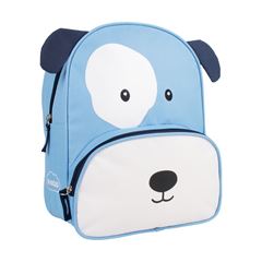 Mochila Infantil Pimpolho Masculina Cachorro Azul