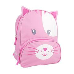 Mochila Infantil Pimpolho Feminina Gatinha Rosa